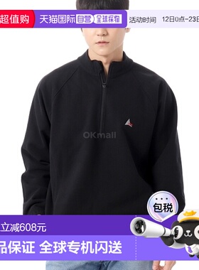 韩国直邮ROA 重型半拉链 (RBMW0334FA241-BLK0001) 长袖T恤