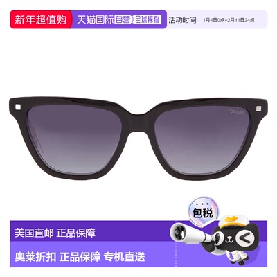 自营Polaroid Polarized Grey Shaded Cat Eye Ladies Sunglasses