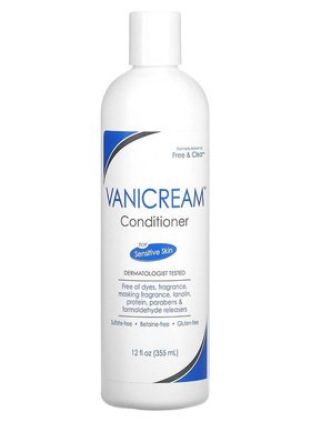 美国直邮Vanicream薇霓肌护发素细腻滋润滋养自然顺滑留香355ml