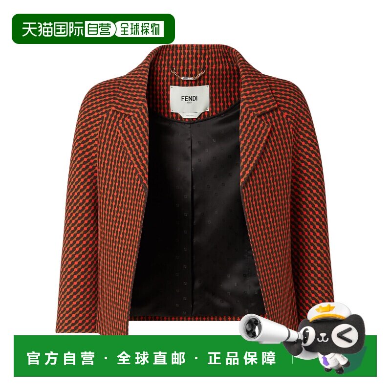 1h可退 香港直邮FENDI 女士外套 FJ7642AYN3F1TRL SS2026 花色 圆图片