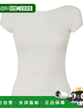 香港直邮PINKO 女士针织衫 105228A2M5Z14 SS2025 白色 Cody Top