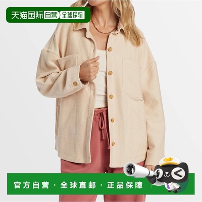 自营billabongEverytime Shacket In Dove - dove 美国奥莱直发