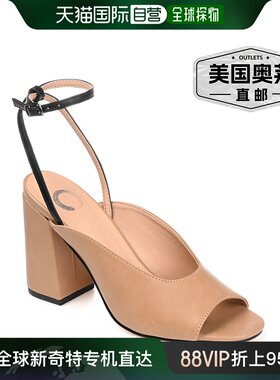 Journee Collection 女式 Calypso 高跟鞋 - 棕褐色 【美国奥莱】