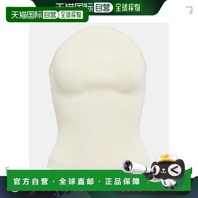 1h可退 香港直邮KHAITE 女士 Jericho 罗纹针织紧身胸衣 003622