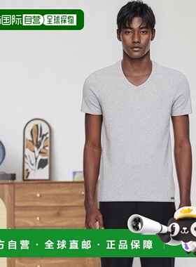 1h可退 香港直邮潮奢 Tom Ford 汤姆 福特 男士 灰色 T 恤 T4M091