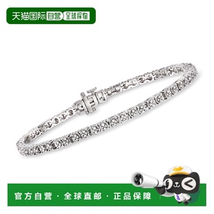 Ross-Simons Diamond Tennis Bracelet in Sterling Silver - 8 i