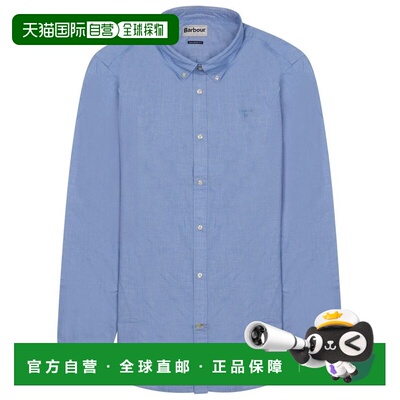 1h可退 香港直邮barbour 巴伯尔 男士 Crest 府绸衬衫 MSH5467MSH