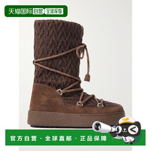 月亮靴 boot 女士 Guest 1h可退 山羊皮边针织雪 香港直邮moon