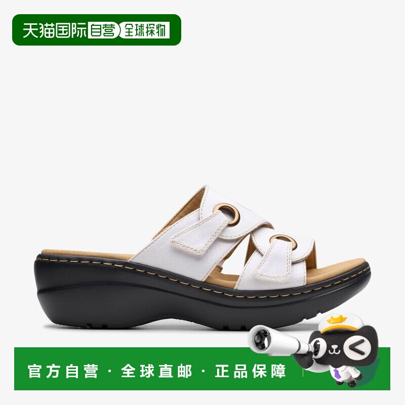 加拿大直邮Clarks Merliah2 Cove 女士凉鞋与人字拖厚底图片