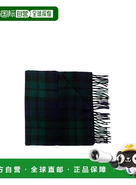 香港直邮A.P.C. 男士围巾 WOAKSM15169KAF AW2021 黑色 Mahe 格纹