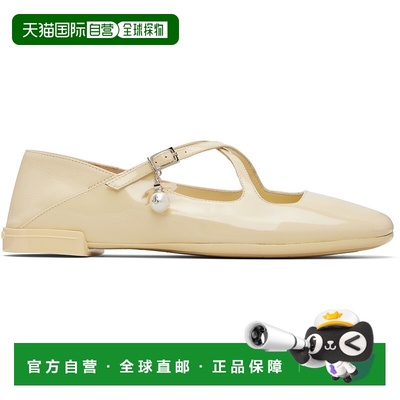 1h可退 香港直邮潮奢 Jimmy Choo 周仰杰 女士 灰白色 Eleri 芭蕾