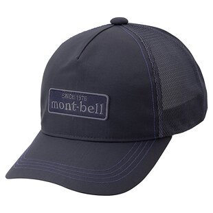 日潮跑腿Montbell蒙贝欧男女帽子拼色时舒适简约网眼尼龙1118797