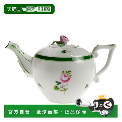 日本直邮Herend海兰德赫伦匈牙利手绘VRH维也纳玫瑰茶壶–容量350