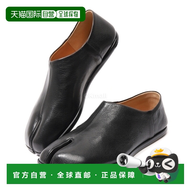 韩国直邮Maison Margiela梅森马吉拉分趾鞋女平底鞋黑色牛皮