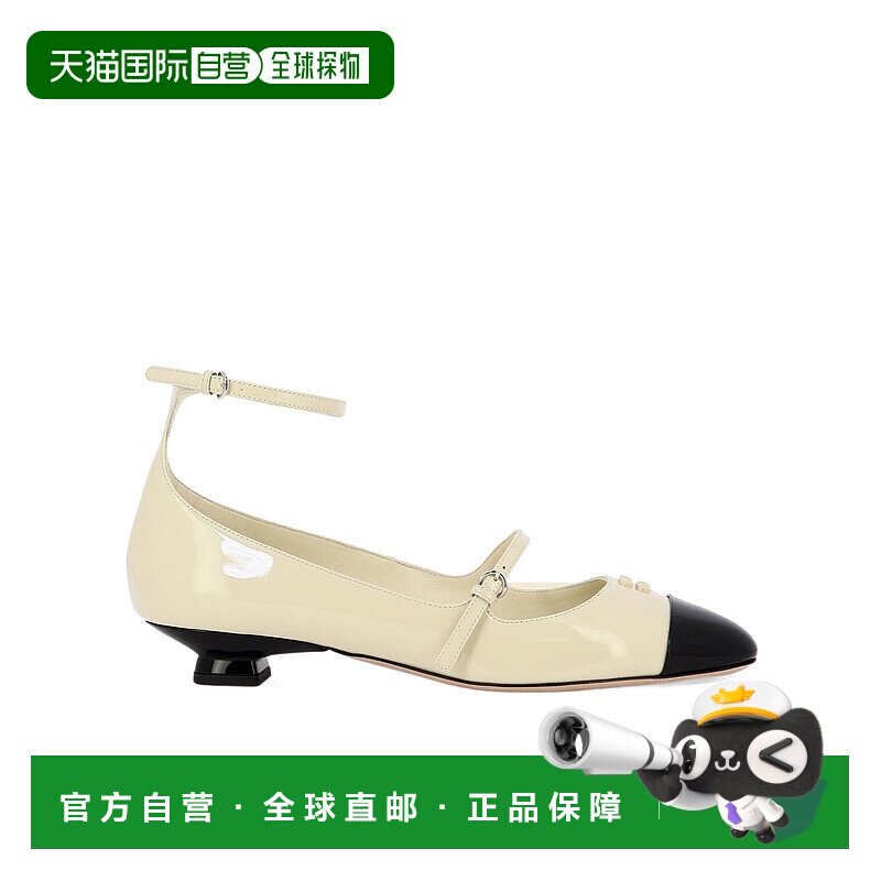 【99新未使用】香港直邮Miu Miu 圆头低跟鞋 5I079EF02506E缪缪