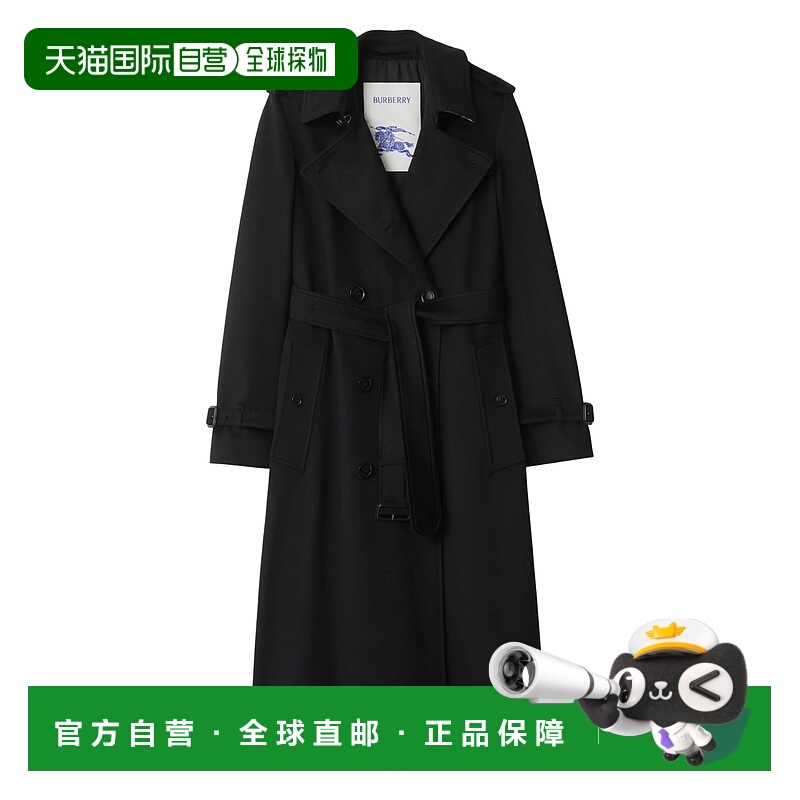1h可退 香港直邮BURBERRY 女士大衣 8111566A1189 AW2025 黑色 KE