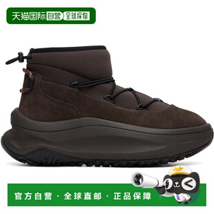 1h可退 香港直邮moon boot 月亮靴 男士 棕色 Moon247 无带运动鞋