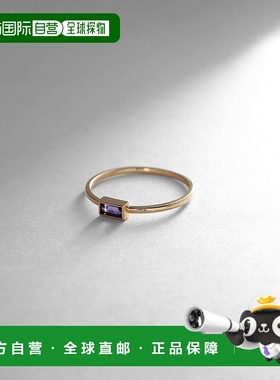 日潮跑腿COCOSHNIK K10 堇青石长方形切割戒指 405-66119