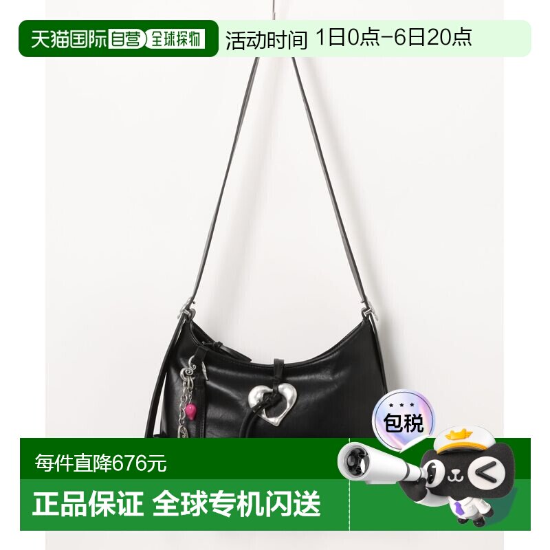 日本直邮Desigual 德诗高 女装 仿皮中型包 短手柄+心形金属装饰