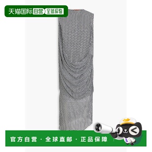 1h可退 香港直邮MISSONI 米索尼 女士 垂褶钩花中长连衣裙 DS25SG