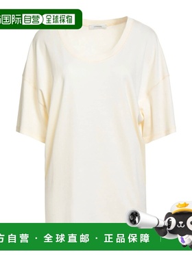 香港直邮Lemaire 女士 Oversize-t-shirt T恤 beige米色 舒适时尚