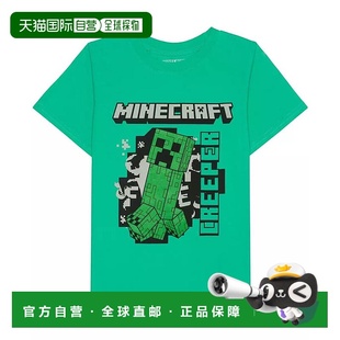 美国直邮 T恤短袖 minecraft 上装 婴幼儿 1h可退