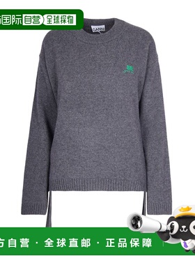 香港直邮GANNI 女士针织衫 K2632220 AW2026 灰色 WOOL BLEND SWE
