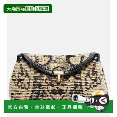 香港直邮toteme 女士 T-Lock 迷你手包 beige米色 舒适时尚