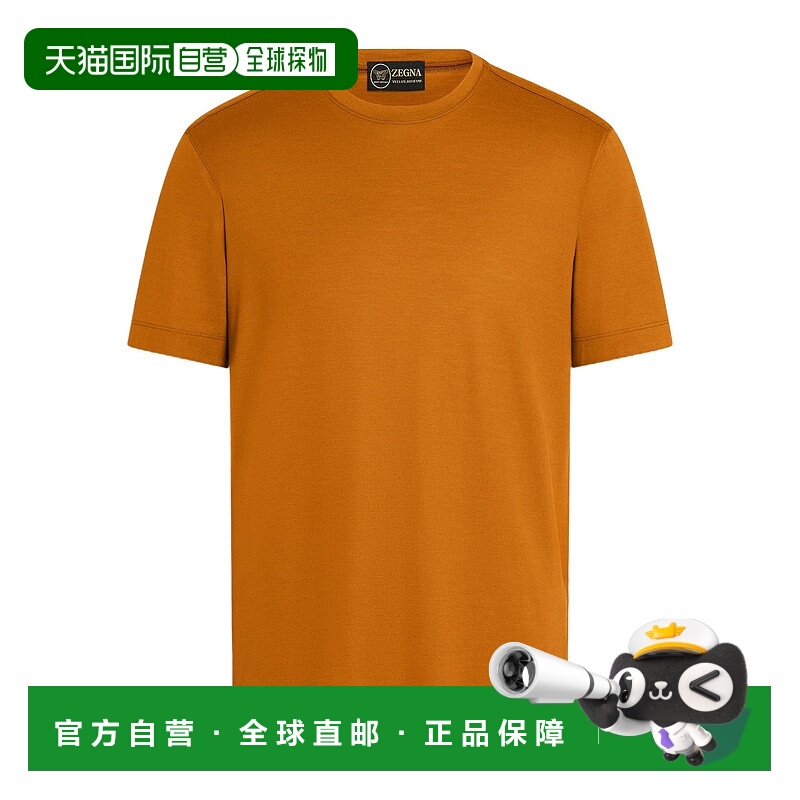 香港直邮Zegna Vellus Aureum T 恤 UFV97A9FV7VL8短袖杰尼亚