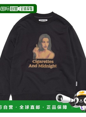 韩国直邮VIVASTUDIO 男士卫衣CIGARETTES CREWNECK [CHARCOAL] P0