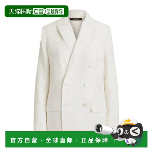 1h可退 香港直邮RALPH LAUREN 女士西服 NARAINWHITE SS2026 白色