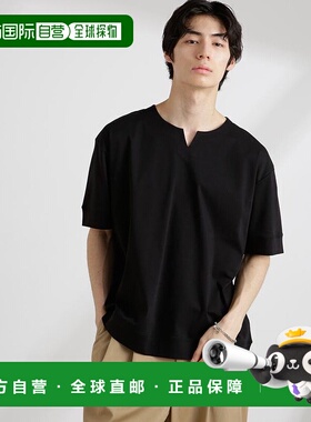 日本直邮NANO universe 50 丝光顺滑圆领T恤 [NA103EM155299]