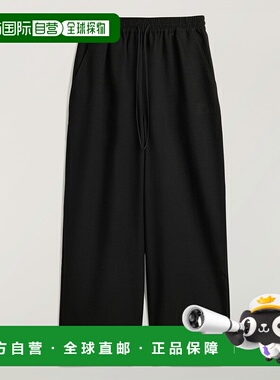 1h可退 香港直邮潮奢 Y-3 女士 慢跑长裤 JV6772 black黑色 舒适