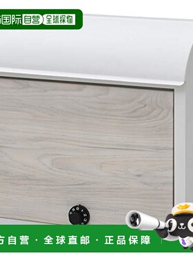 【日本直邮】山善邮箱拨号锁定式38x12x37cm白/灰WP1603D（WH/WWD