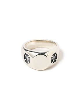 Bill Wall Leather 银925材质 小徽章男戒  79010005328