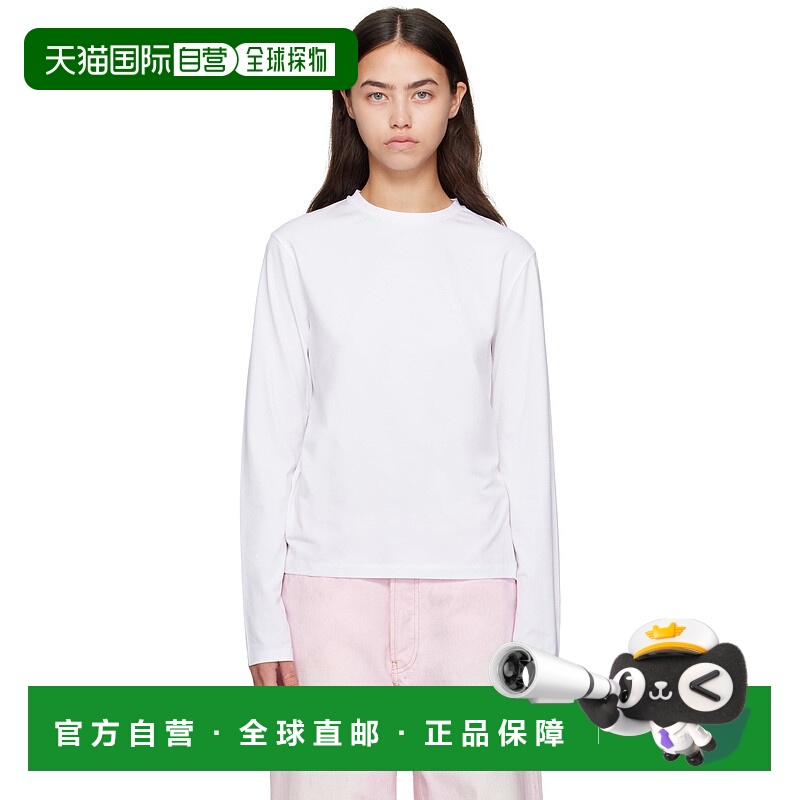 1h可退 香港直邮潮奢 Acne Studios 艾克妮 女士 白色 Long Sleev
