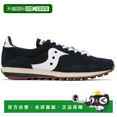 1h可退 香港直邮潮奢 saucony 索康尼 男士 黑色 Trainer 80 运动
