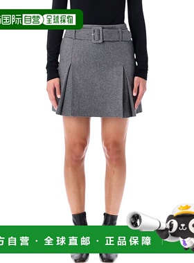 1h可退 香港直邮A.P.C. 女士 CECILE 羊毛迷你半身裙 F06464WOAPN