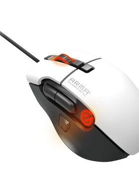 日本直邮宜丽客鼠标白M码8功能键ARMA100-16000DPI切换M-ARMA50WH