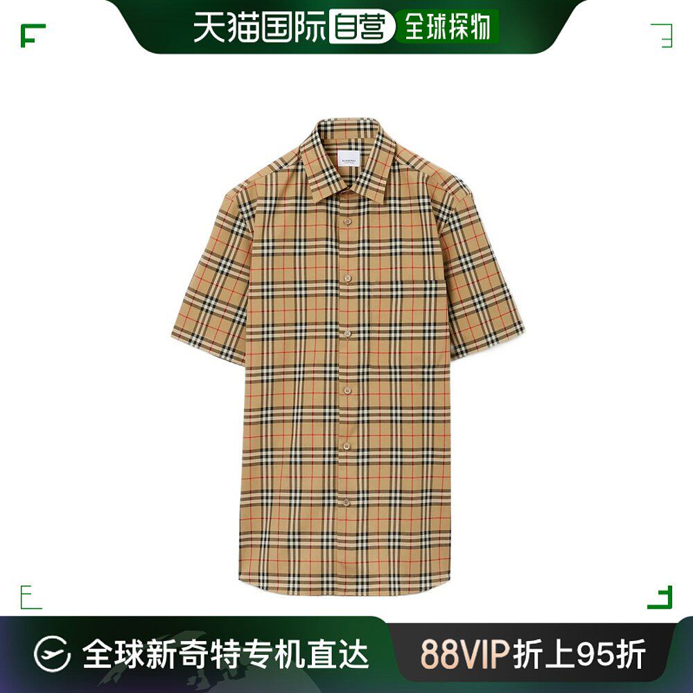 【99新未使用】香港直邮burberry 男士衬衫 80795891