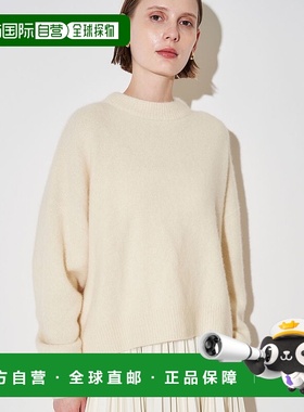 1h可退 日本直邮ELENDEEK 女装 宽松设计 袖型利落 狐狸毛混纺针