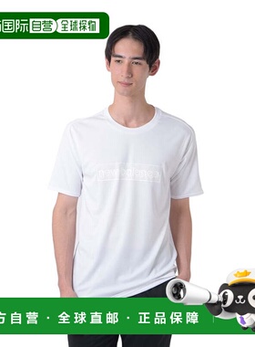 日本直邮New Balance 男士足球练习短袖T恤 线性logo AMT45218WT