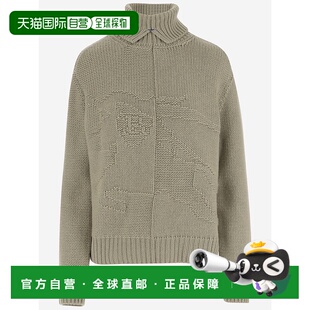 香港直邮Burberry 8096338 巴宝莉 毛线衫 green绿色 女士 1h可退