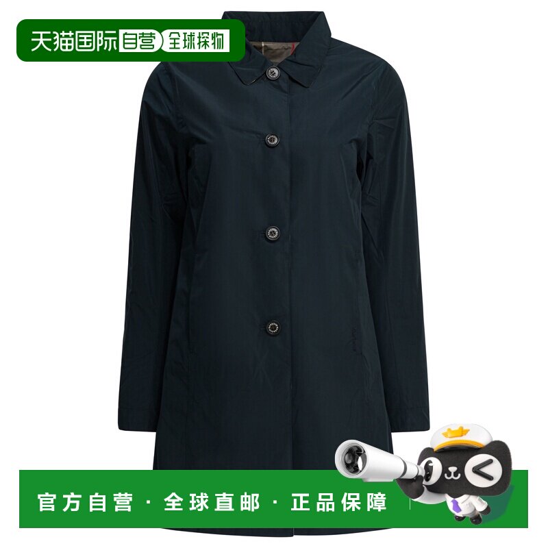 1h可退 香港直邮Barbour 女士户外风衣 LSP0233LSPNY93BLUE SS202