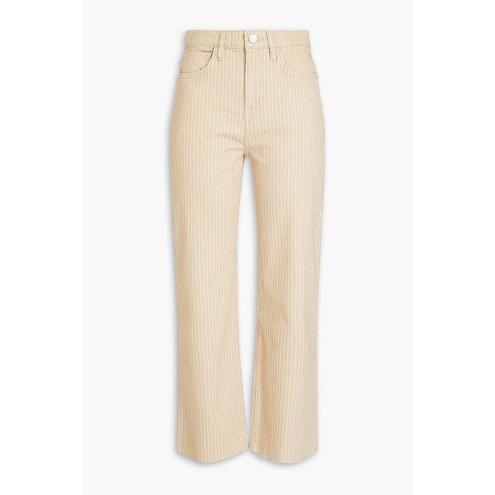 美国直邮FRAME Le Jane Crop 条纹高腰直筒牛仔裤 女装 女士精品