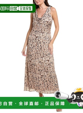 自营Laundry by Shelli Segal Cowl Neck Gown - brown 美国奥莱