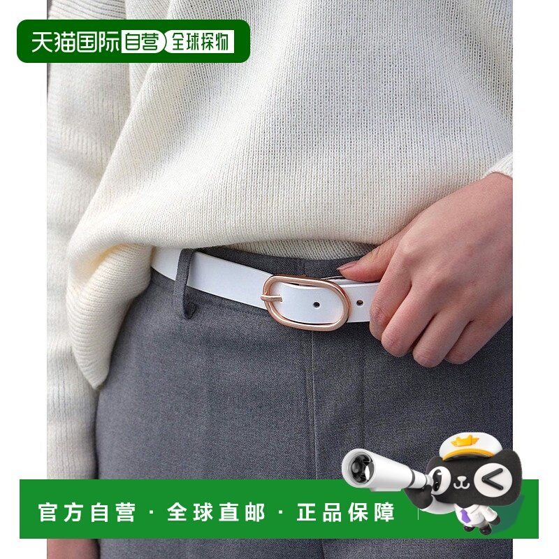 日本直邮florge 厚款椭圆形带扣皮革腰带 FL8218DW00476 皮带,箱包皮具/热销女包/男包,手拿包,淘宝优惠券,粉丝福利购,淘宝优惠卷