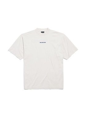 BALENCIAGA 男士T恤 764235TSVO98016 AW2025 白色