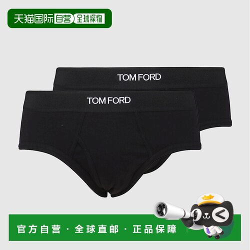 香港直邮TOM FORD 男士内裤 T4XC11040002 CO 黑色 BI-PACK SLIP