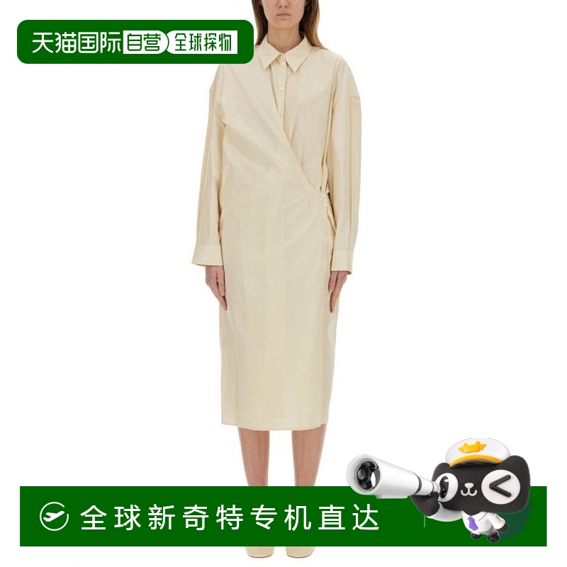 韩国直邮LEMAIRE25SS中长连衣裙女DR1092 LF588YE507Beige